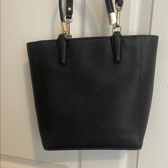 Coach Black Leather Tote Bag - Picture 6 of 9